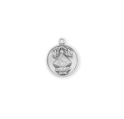 Saint Juan Round Sterling Silver Medal