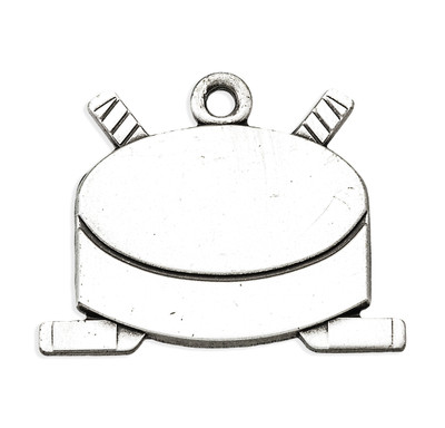 Saint Sebastian Sterling Silver Hockey Athlete Medal