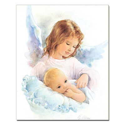 GUARDIAN ANGEL W/BOY CARDED 8x10 PRINT FOR FRAMING