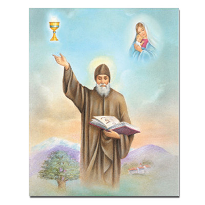 SAINT CHARBEL CARDED 8x10 PRINT FOR FRAMING