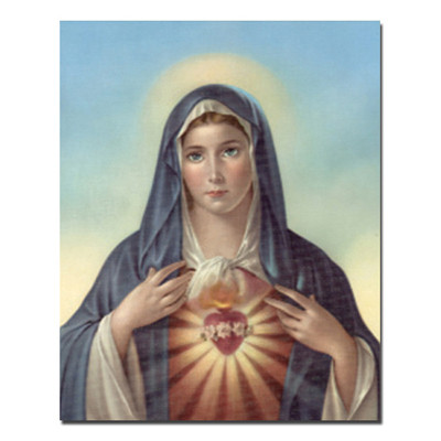 IMMACULATE HEART OF MARY CARDED 8x10 PRINT FOR FRAMING