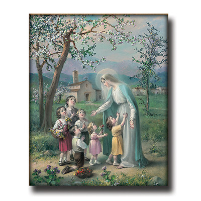 MADONNA W/CHILDREN CARDED 8x10 PRINT FOR FRAMING