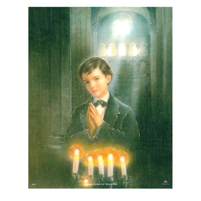 SAINT DOMINIC SAVIO CARDED 8x10 PRINT FOR FRAMING
