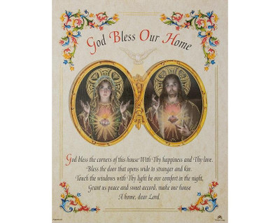 God Bless Our Home Unframed Art Print