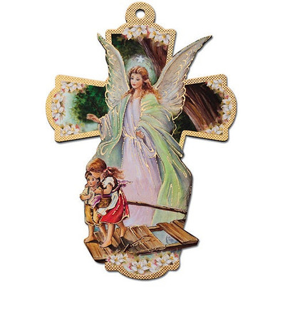 Guardian Angel Cross Wall Plaque – OUT OF STOCK 12/14/20