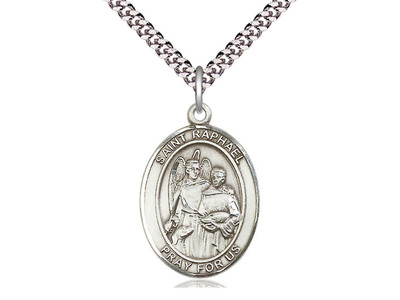 St. Raphael the Archangel - Oval Patron Saint Series