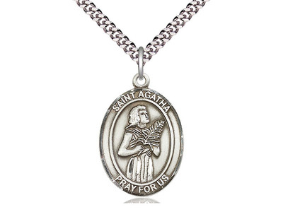 St. Agatha - Oval Patron Saint Series