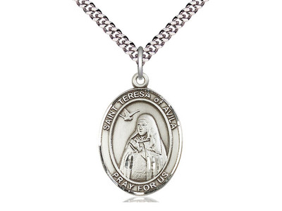St. Teresa of Avila - Oval Patron Saint Series