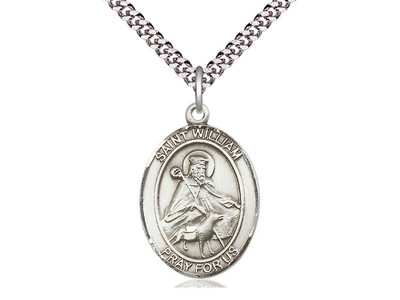 St. William of Rochester - Oval Patron Saint Series