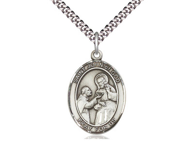 St. John of God - Oval Patron Saint Series
