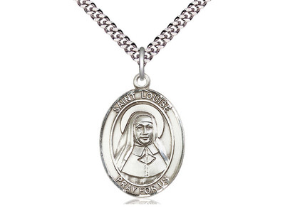 St. Louise de Marillac - Oval Patron Saint Series