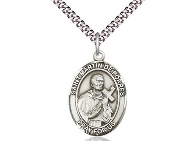 St. Martin de Porres - Oval Patron Saint Series