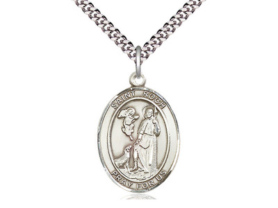 St. Roch - Oval Patron Saint Series