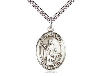St. Amelia - Oval Patron Saint Series