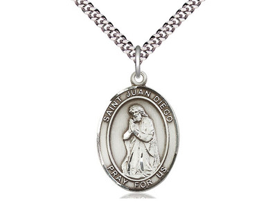 St. Juan Diego - Oval Patron Saint Series