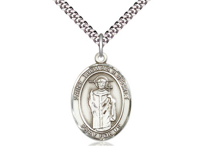St. Thomas Becket - Oval Patron Saint Series