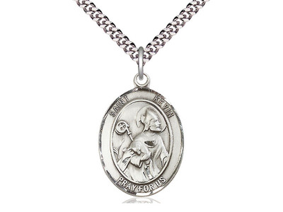 St. Kevin - Oval Patron Saint Series