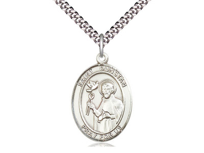 St. Dunstan - Oval Patron Saint Series