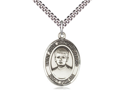 St Jose Sanchez del Rio - Oval Patron Saint Series
