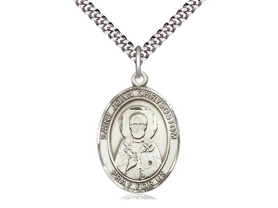 St. John Chrysostom - Oval Patron Saint Series