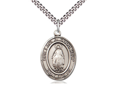 Our Lady Of Good Help - Oval Patron Saint Series