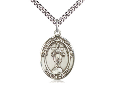 Our Lady of All Nations - Oval Patron Saint Series