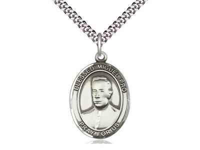 Blessed Miguel Pro - Oval Patron Saint Series