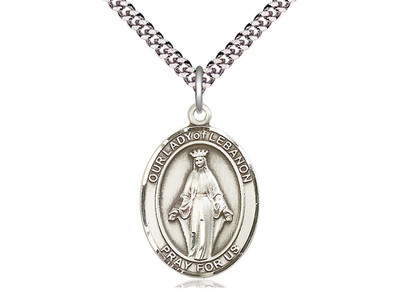 Our Lady of Lebanon - Oval Patron Saint Series