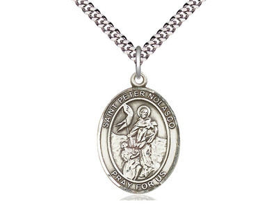 St. Peter Nolasco - Oval Patron Saint Series