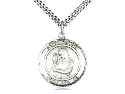 St. Clare of Assisi - Round Patron Series