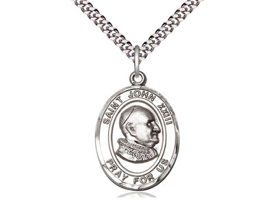 St. John XXIII - Oval Patron Saint Series