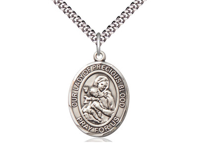 Our Lady of the Precious Blood - Oval Patron Saint Series