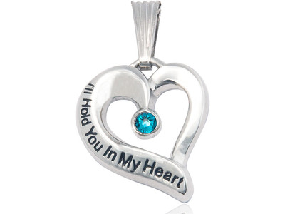 I'll Hold You In My Heart - Birthstone Pendant