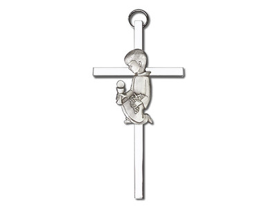 Communion Boy Cross - 4 Inch