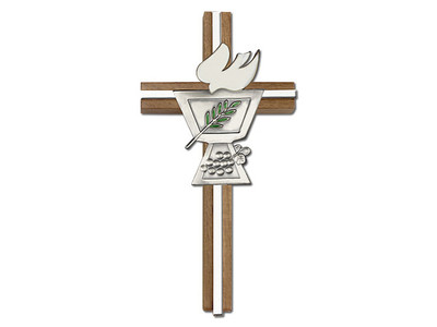 Confirmation Chalice Wall Cross - 6 Inch
