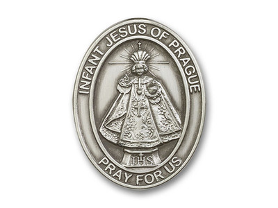 Infant of Prague Visor Clip