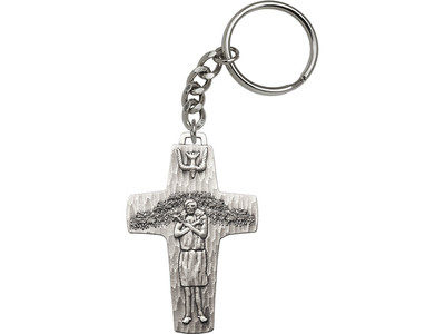Papal Crucifix Key Chain