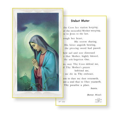 Mother of Sorrows Holy Card