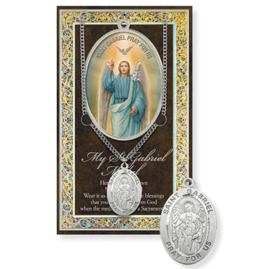 Saint Gabriel Biography Pamphlet and Patron Saint Medal