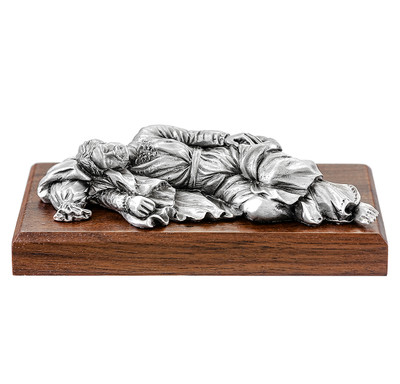 Sleeping St. Joseph Pewter Statue