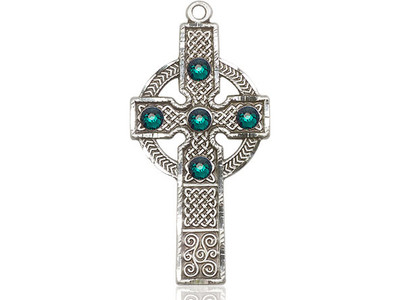 Kilklispeen Cross w/ Emerald Stone