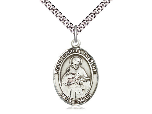 St. Gabriel Possenti - Oval Patron Saint Series