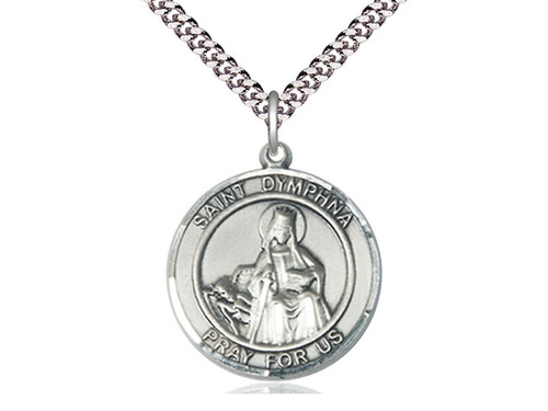 St. Dymphna - Round Patron Series