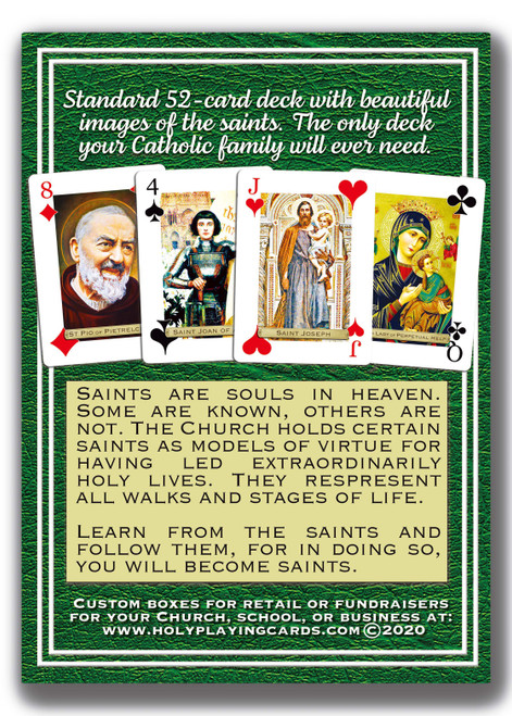Holy Playing Cards: Saints Edition