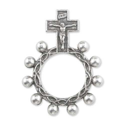 Rosary Ring with Crucifix