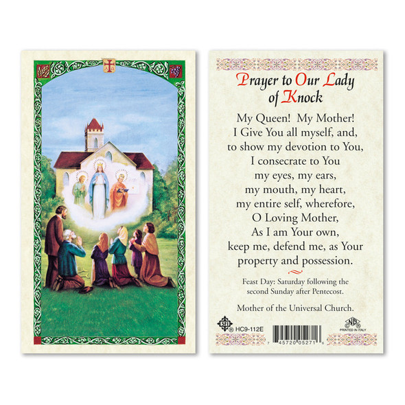Prayer To Our Lady Of Knock Laminated Prayer Cards