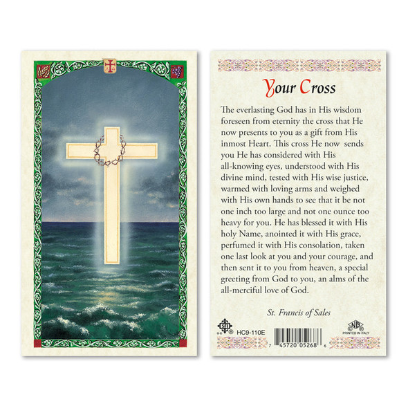 Your Cross Laminated Prayer Cards