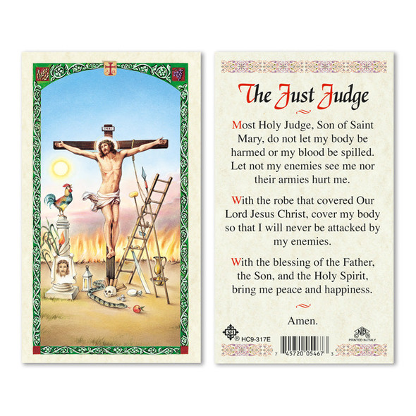 The Just Judge Laminated Prayer Cards