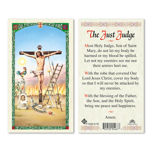 The Just Judge Laminated Prayer Cards The Just Judge Laminated Prayer Cards