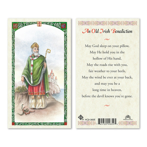 An Old Irish Benediction Laminated Prayer Cards